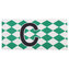 Diamond kapitánská páska zelená-bílá rozměr senior
