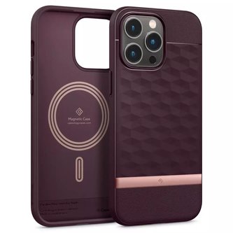 Etui Caseology Parallax Mag MagSafe do Apple iPhone 14 Pro Burgundy