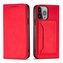 Pouzdro na magnetické karty pro iPhone 13 Pro Pouch Card Wallet Card Holder Card Holder Red