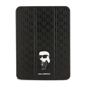 Karl Lagerfeld Folio Magnet Allover Saffiano Monogram NFT Ikonik - pouzdro pro iPad 10,9" (2022) (černé) Karl Lagerfeld Folio Magnet Allover Saffiano Monogram NFT Ikonik - pouzdro pro iPad 10,9" (2022) (černé)