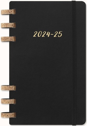 Moleskine Academic spirálový plánovací zápisník 2024-2025 měkký černý L Moleskine Academic spirálový plánovací zápisník 2024-2025 měkký černý L