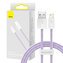 Baseus Dynamic kabel USB-Lightning, 2,4 A, 1 m (fialový)