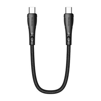 Kabel USB-C na USB-C Mcdodo CA-7640, PD 60W, 0,2 m (černý)