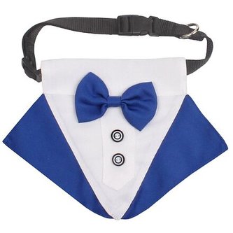 Formal motýlek pro psy modrá velikost oblečení M