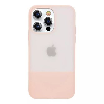 Silikonový kryt Kingxbar Plain Series pro iPhone 13 růžový