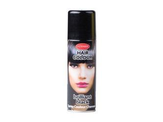 Barva na vlasy spray černá