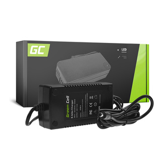 Green Cell - 42V 2A (5,5x2,1mm) nabíječka pro 36V baterii pro elektrokola