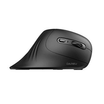 Dareu LM109 Magic Hand Bluetooth 2,4G bezdrátová vertikální myš (černá)