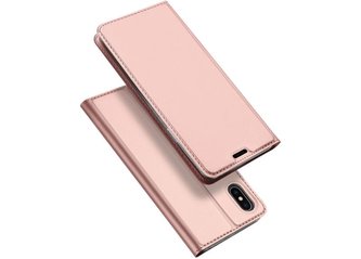 Ochranné flipové pouzdro Dux Ducis Skin pro Apple iPhone XS Max Pink