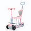Dětská koloběžka Baby Mix Multi růžová