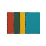 Twin wire blok A5 PP VERDE mix barev
