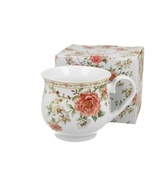 Porcelánový hrnek buclák na stopce Carissima 530 ml v krabičce