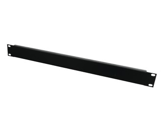 Přední panel zaslepovací 19 " 1HE U profil, černý