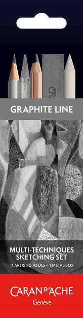 Umělecká sada grafitových tužek a příslušenství, CARAN D'ACHE 775.311
