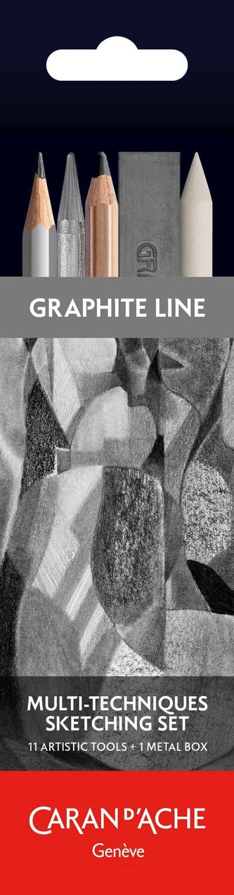 Umělecká sada grafitových tužek a příslušenství, CARAN D'ACHE 775.311 Umělecká sada grafitových tužek a příslušenství, CARAN D'ACHE 775.311