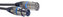 Stagg SMC1 BL, mikrofonní kabel XLR/XLR, 1m, modré kroužky