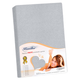 Prostěradlo froté - středně šedá - 200x220 cm