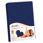 Prostěradlo froté - námořnická modrá - 160x200 cm