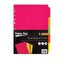 Przekładki do segregatora A4 5 blocz. neon PUKKA