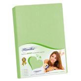 Prostěradlo jersey - jarní zeleň - 90x200 cm