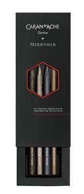 Grafitové tužky "Scented Edition Mizensis", 4ks, CARAN D'ACHE 361.414