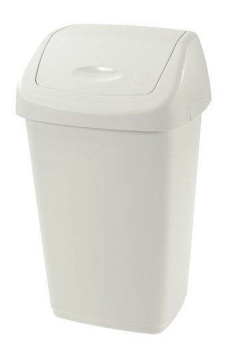 Koš odpadkový výklopný  9L  AURORA bílá