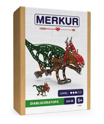 Stavebnice MERKUR Diabloceratops 284ks v krabici 13x18x5cm