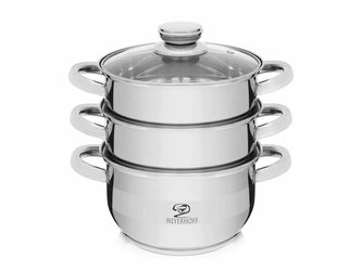Hrnec nerez napařovací s poklicí ¤22cm  MEYERHOFF