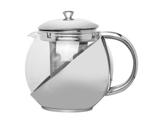 Florina konvice s vyluhovacím sítkem Ceylon  900 ml stříbrná