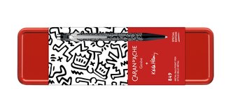 Kuličkové pero "849 Keith Haring", černá, M, CARAN D'ACHE NM0849.223
