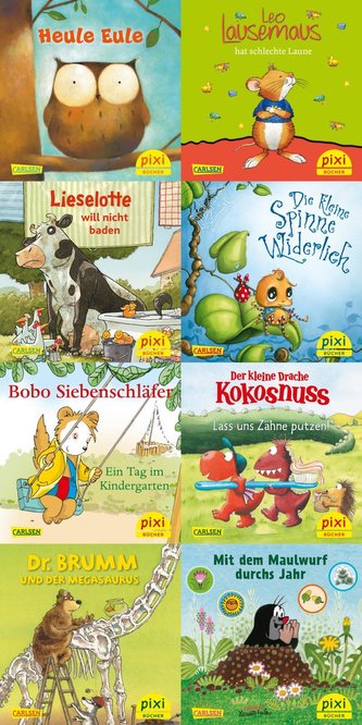 Pixi-8er-Set 297: Pixis liebste Kinderbuch-Helden (8x1 Exemplar)