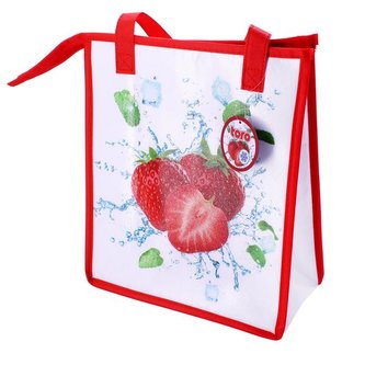 TAŠKA CHLADÍCÍ NA ZIP JAHODA 33X28X13CM TAŠKA CHLADÍCÍ NA ZIP JAHODA 33X28X13CM