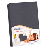 Prostěradlo froté - grafitová - 160x200 cm