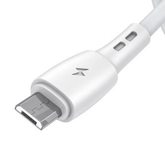 Kabel USB-Micro USB Vipfan Racing X05, 3A, 3 m (bílý)
