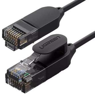 Ugreen kabel Ethernet propojovací kabel RJ45 Cat 6A UTP 1000 Mb/s 10 m černý (70656)