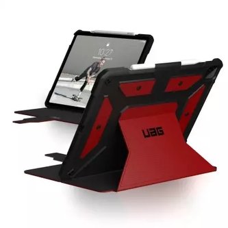 UAG Metropolis - ochranné pouzdro s držákem na Apple Pencil pro iPad Pro 12,9" 4/5/6G (magma)