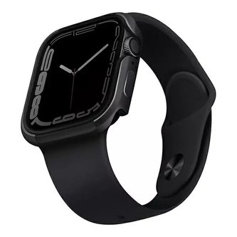 Ochranné pouzdro UNIQ Valencia pro Apple Watch Series 4/5/6/7/8/SE 40/41mm grafit/grafit