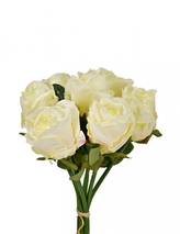 Svazek krémových růží 30 cm