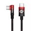 Rychlý kabel USB-C na USB-C Typ C 100W PD 150 cm Černý