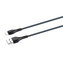 LDNIO LS522 2m kabel USB - Lightning (šedomodrý)