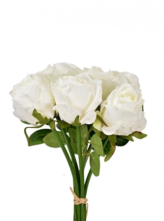 Svazek bílých růží 30 cm Svazek bílých růží 30 cm