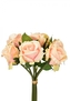 Svazek lososových růží 30 cm
