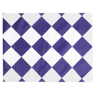 Rohový praporek látka modrá-bílá varianta 30694