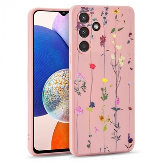 Pouzdro Back Case Floral Tech Protect Samsung A546B Galaxy A54 5G, růžová