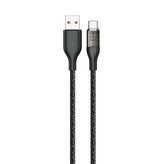USB to USB-C cable Dudao L22T 120W 1m (grey)
