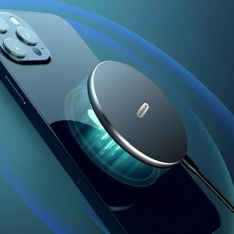 Bezdrátová nabíječka Nillkin MagSlim 10W Qi pro iPhone kompatibilní s MagSafe černá