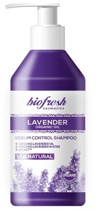 Biofresh šampon proti mastným vlasům s organickým levandulovým olejem 300 ml