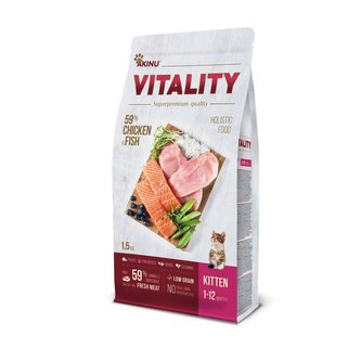 Akinu VITALITY pro kotě - ryba a kuřecí maso 1,5kg