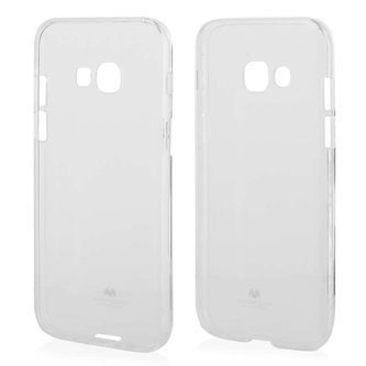 Mercury Transparent Jelly - pouzdro pro Samsung Galaxy A3 (2017) (průhledné)