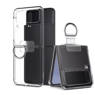 Etui Spigen Thin Fit Ring pro Samsung Galaxy Z Flip 4 Crystal Clear